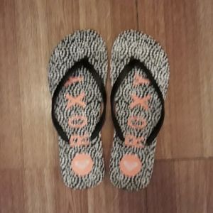 Nice black white and pink slippers